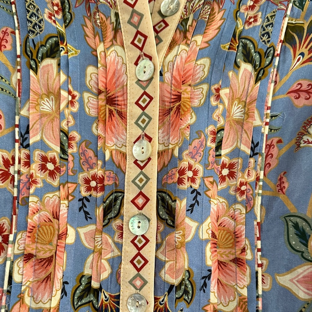 FARM Rio Multicolor Floral Blouse - Picture 3 of 8